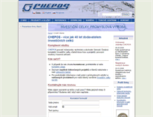 Tablet Screenshot of cheposas.cz